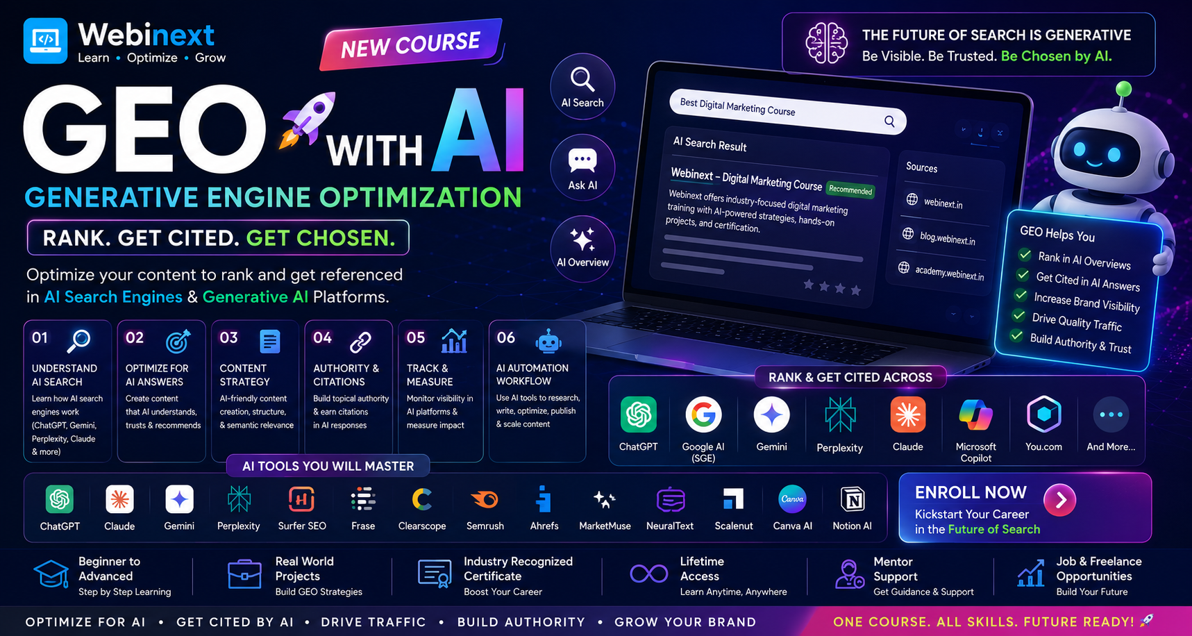 GEO with AI – Generative Engine Optimization Mastery Program